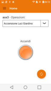 Home App Ace Controllo Relè